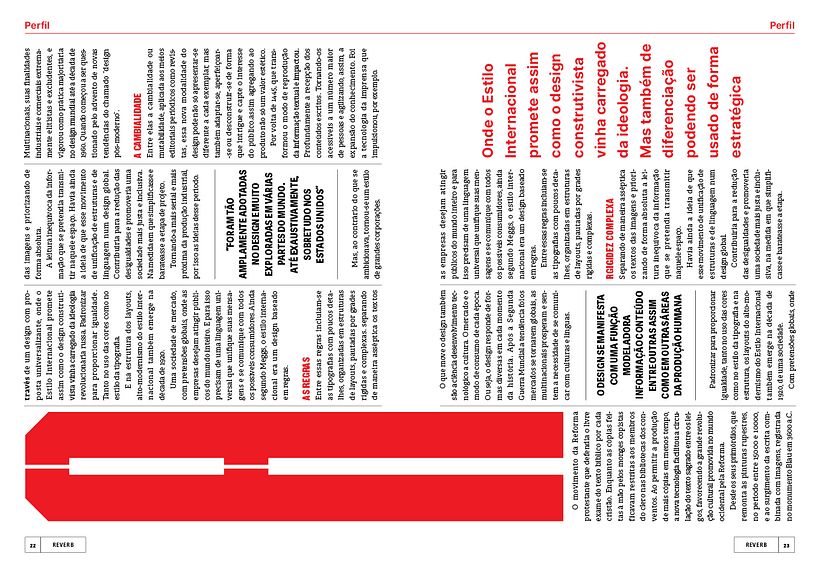 Projeto Gráfico - Revista Reverb 11