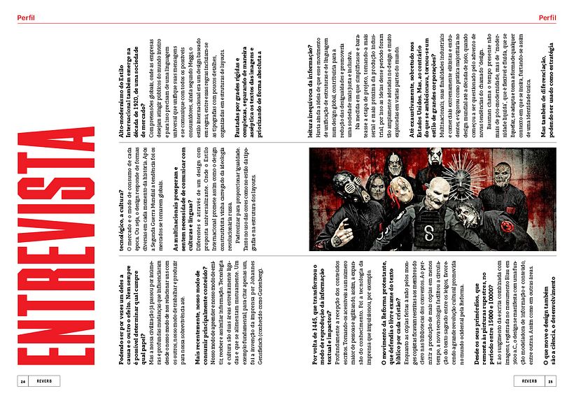 Projeto Gráfico - Revista Reverb 12