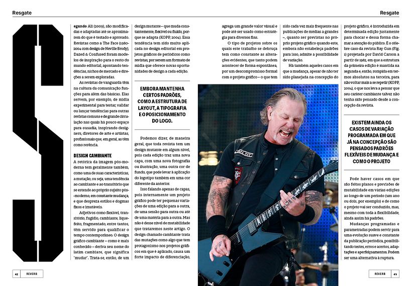 Projeto Gráfico - Revista Reverb 18