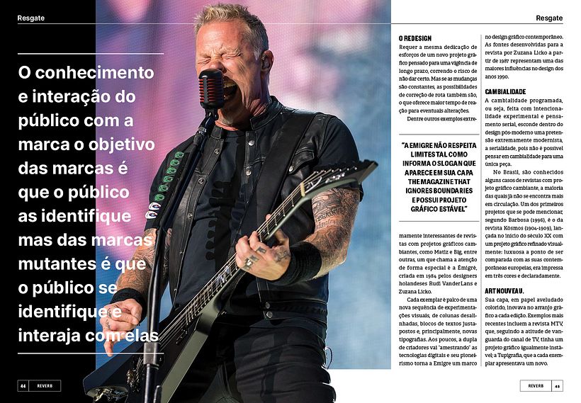 Projeto Gráfico - Revista Reverb 19