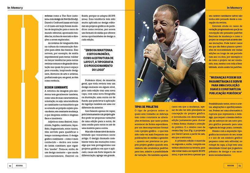 Projeto Gráfico - Revista Reverb 22