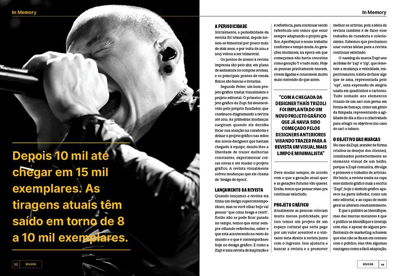 Projeto Gráfico - Revista Reverb 23