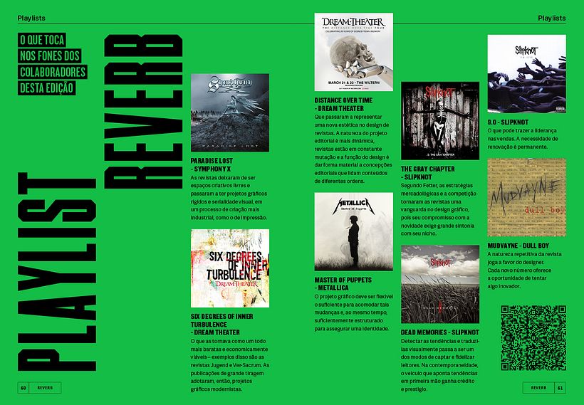 Projeto Gráfico - Revista Reverb 25