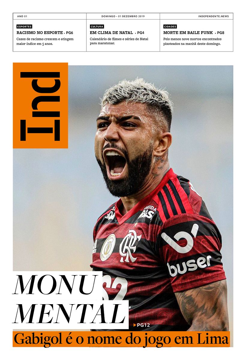Projeto Gráfico Jornal "Independente" 1