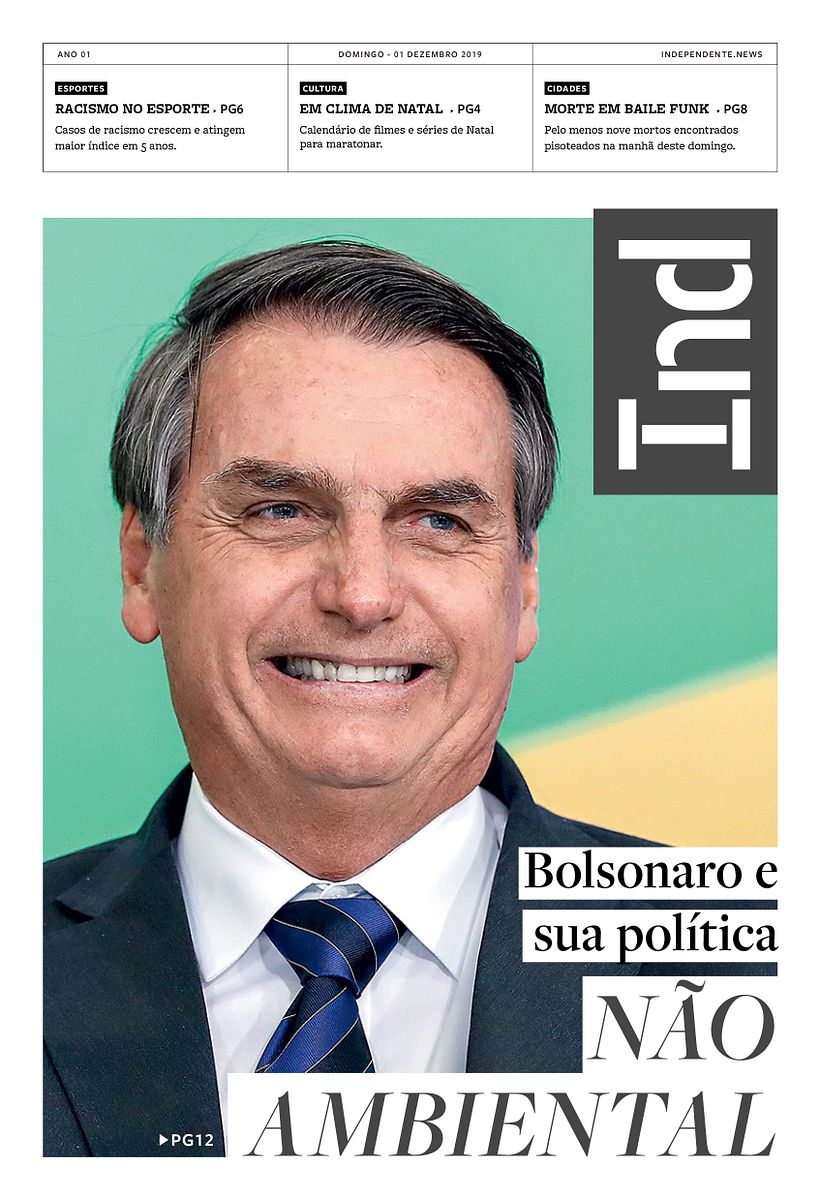 Projeto Gráfico Jornal "Independente" 2