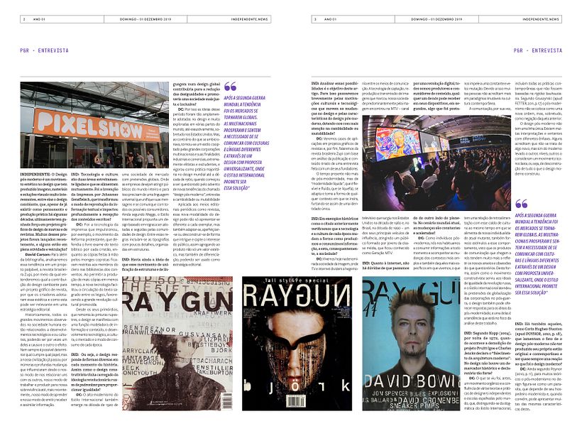 Projeto Gráfico Jornal "Independente" 4