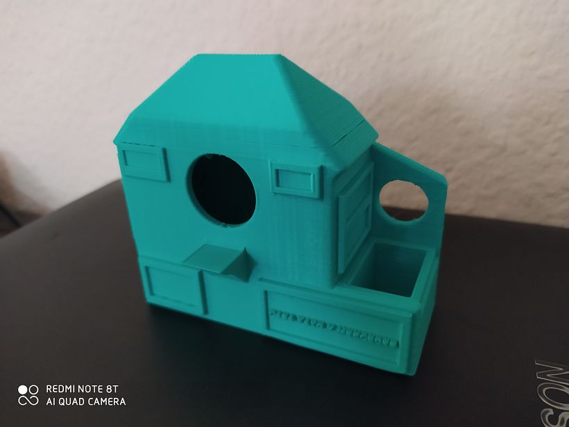 proyecto casita impreso con PLA 850 , para se una de las primeras impresiones que hago creo que esta bastante bien.