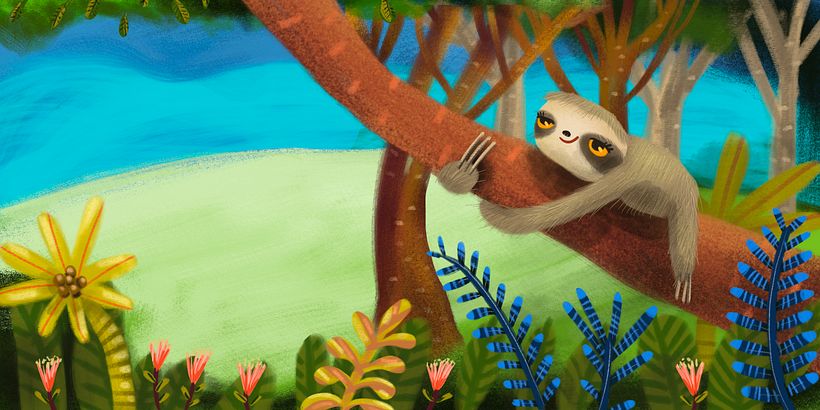 A performance de Mimi: Ilustración digital para cuentos infantiles 1