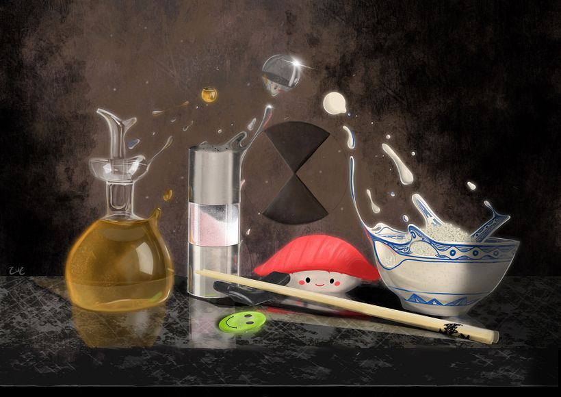 Bodegón realista con Procreate 0