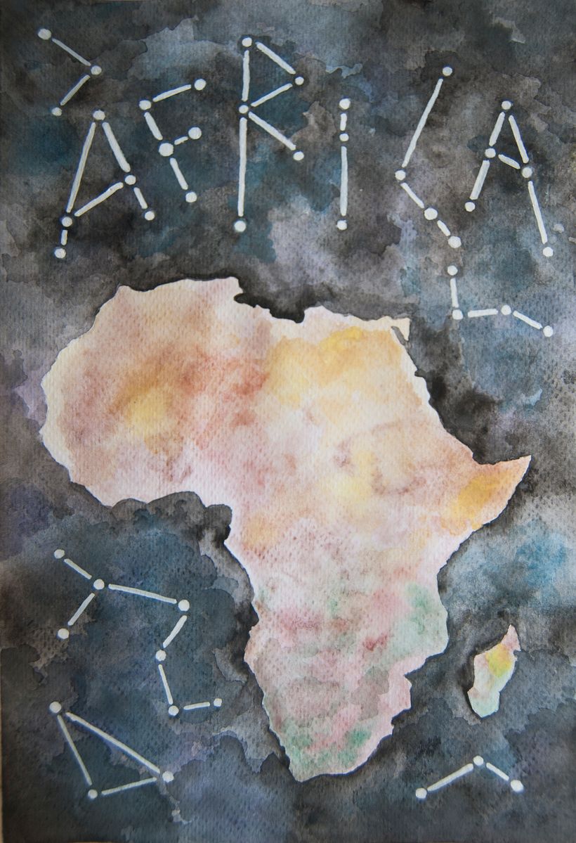 African starry map I