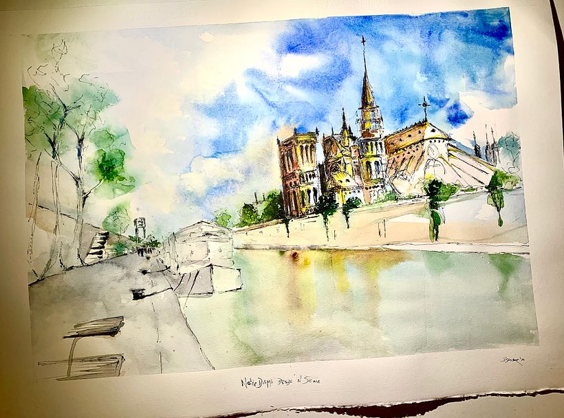 Este es mi proyecto lo realice a partir de una foto de Notre Dame. Espero la devolución muchas gracias me encanto el curso!