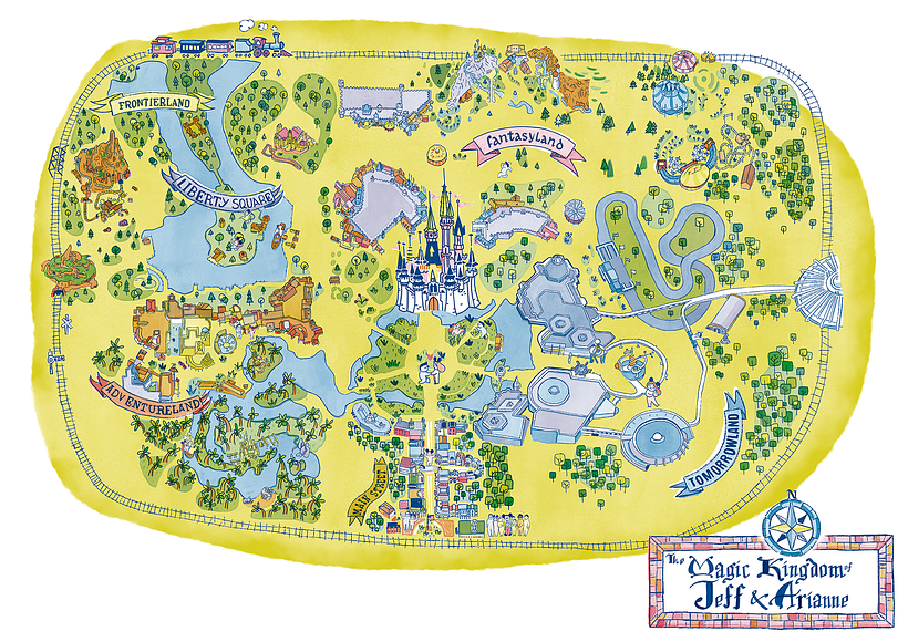 Mapa Fantasy Land  1