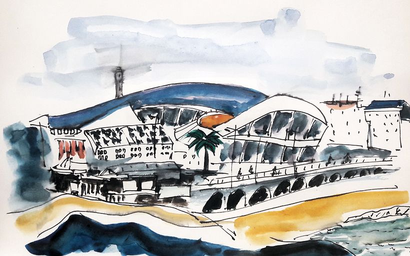 Estadio y Playa de Riazor, A Coruña