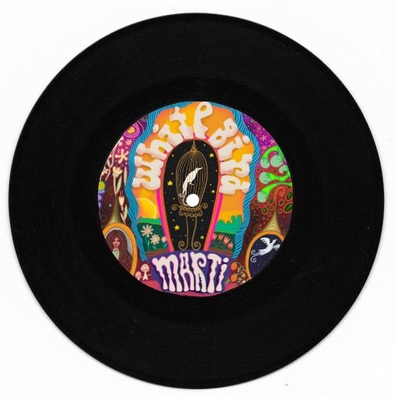 The art on the actual vinyl record