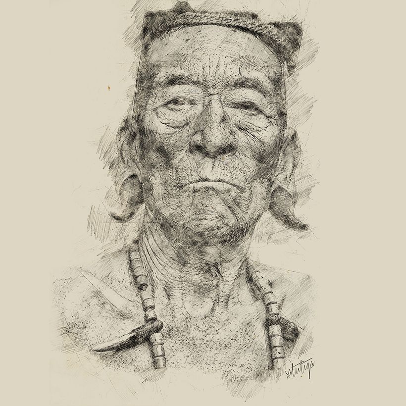 Portrait_  mix media 1