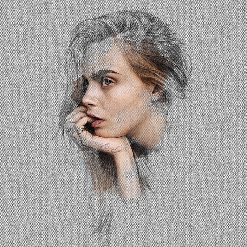 Portrait_  mix media 4