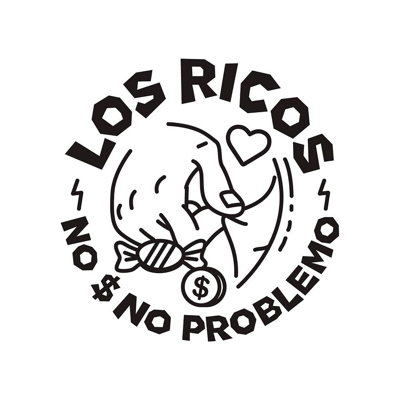 Logo Los Ricos - No Money No Problemo 0