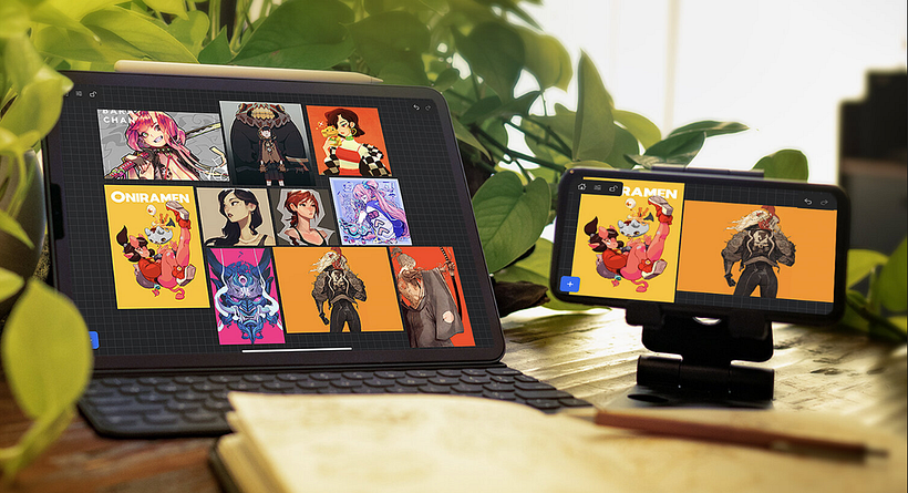 La aplicación te permite usar tu móvil como una segunda pantalla de trabajo para la versión de iPad