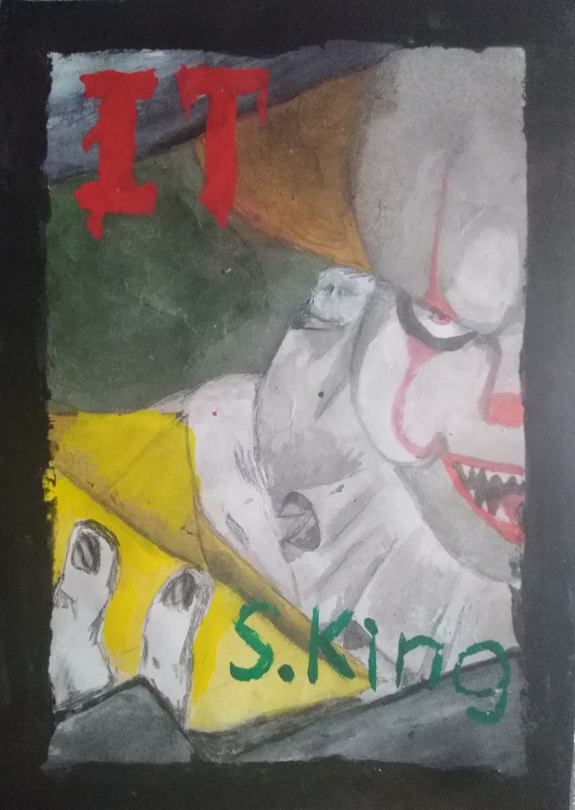 It de stephen king hecho a base de pintura