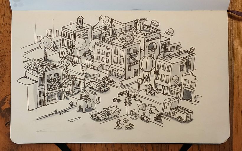 My project in The Art of Sketching: Transform Your Doodles into Art course 3