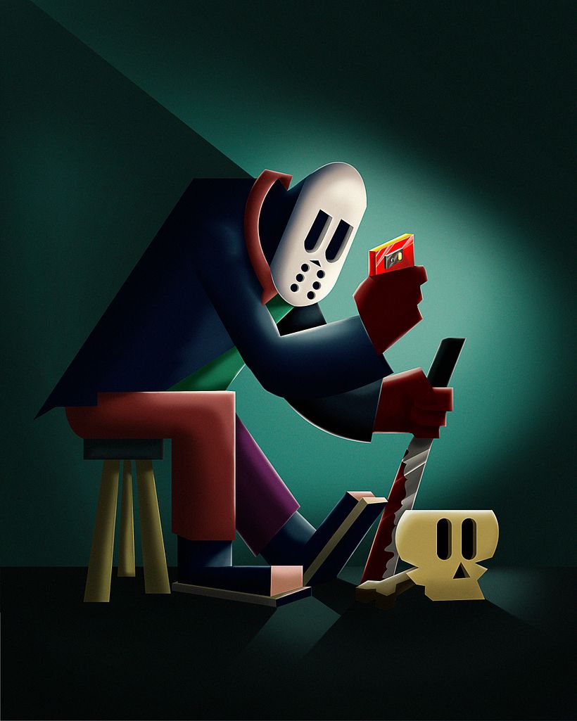 Ha sido una excelente experiencia, hacer que figuras básicas y colores planos tomen volumen con personalidad.