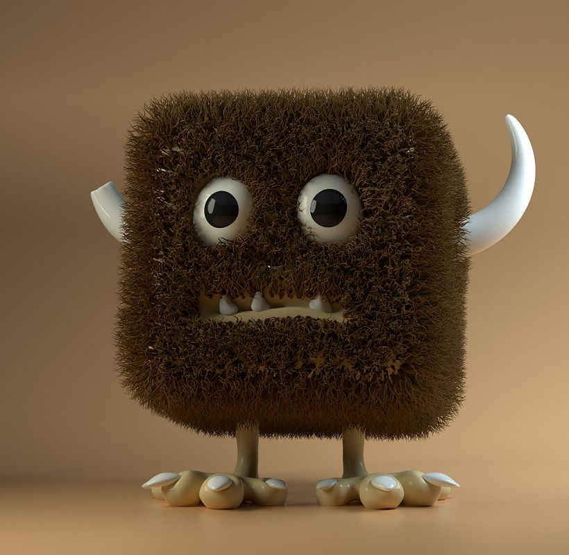 My project in Creation of Characters with ZBrush and Cinema 4D course -1