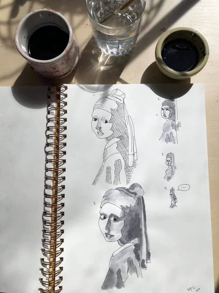 new project: sketching famous portrait 0