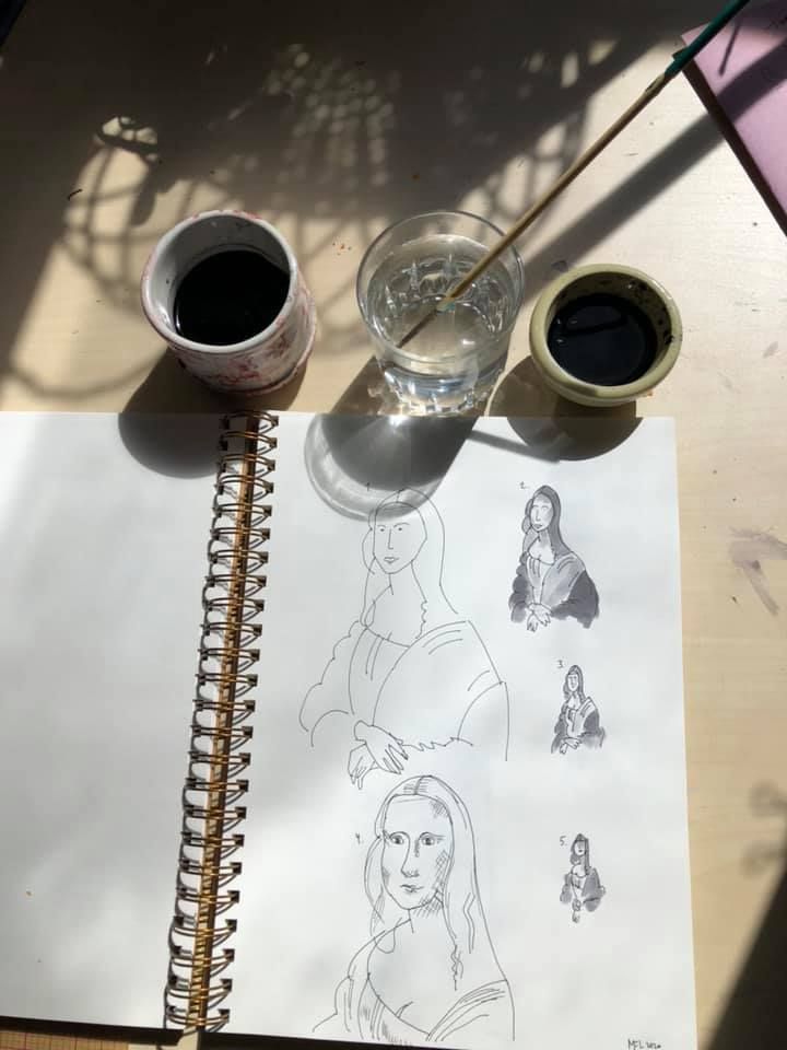 new project: sketching famous portrait 1