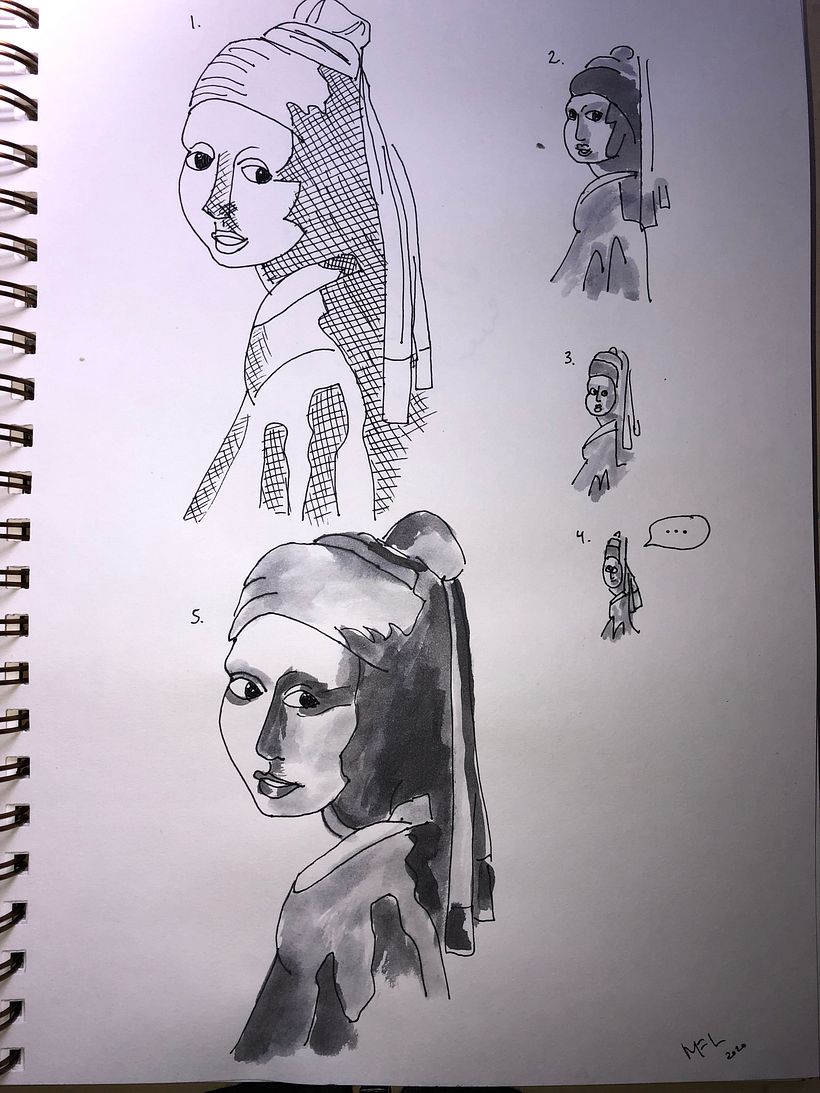 new project: sketching famous portrait 3