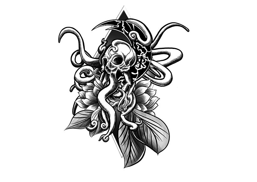 Mi Proyecto del curso: Diseño e ilustración digital de tatuajes con Procreate 0
