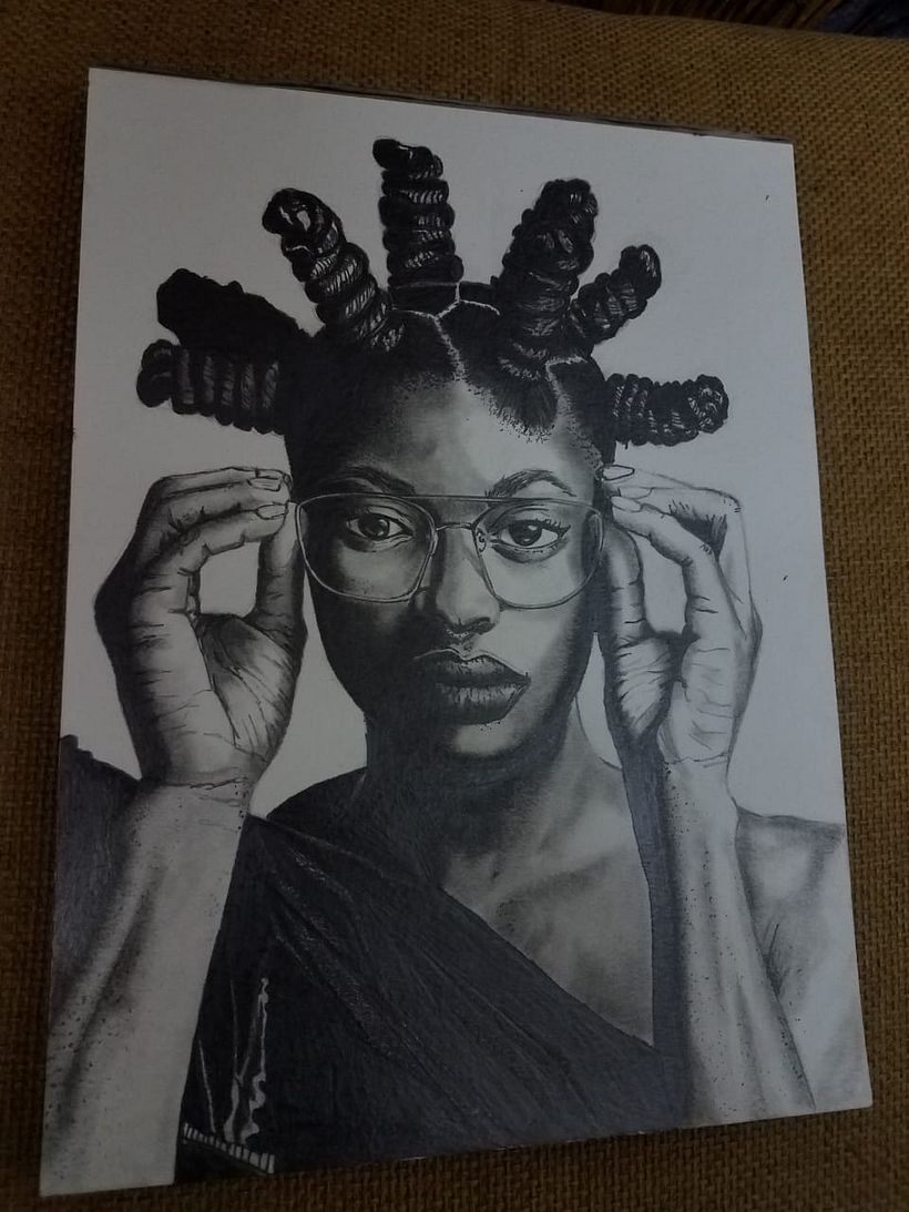 Mi Proyecto del curso: Retrato realista con lápiz de grafito 6