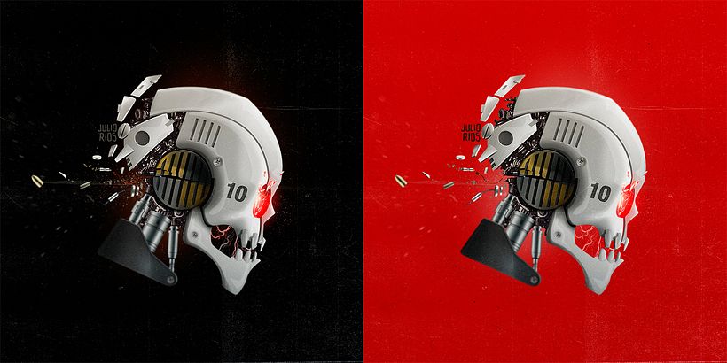 Robot/Skull 5