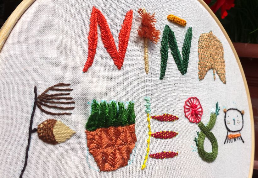 Introduction to raised embroidery _ My project  0