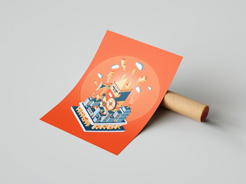 Mi Proyecto del curso: Ilustración vectorial isométrica desde cero 3