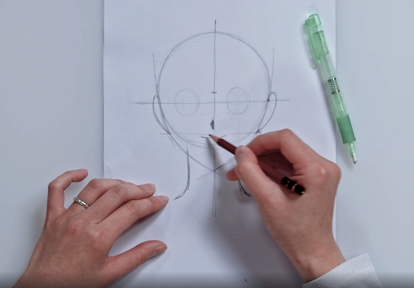 Illustration Tutorial: How to Draw Manga Faces Step by Step 9