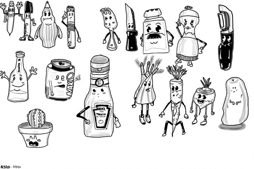 Practice exercice 3.1: digital only with Sketchable on Surface Pro