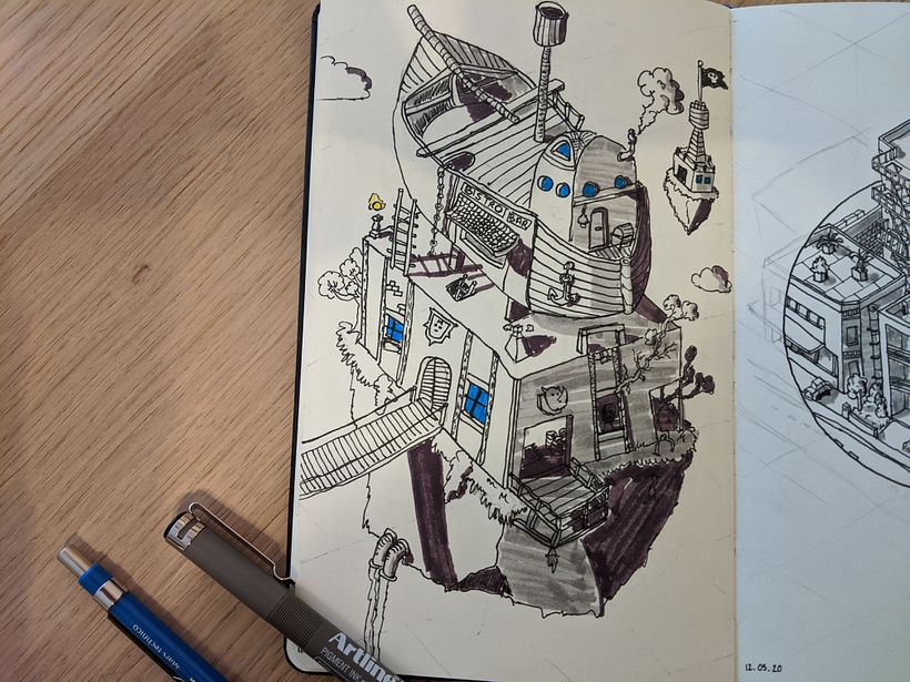 Some sketch I did after the course