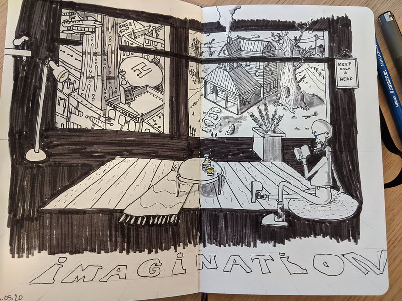 Some sketch I did after the course