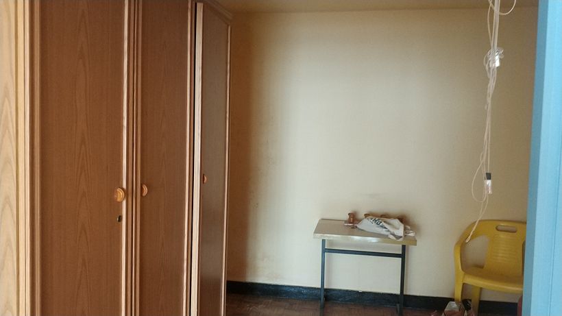 Vista del dormitorio antes del rediseño