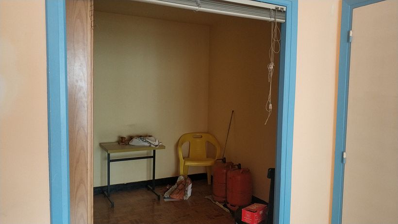 Vista del dormitorio antes del rediseño