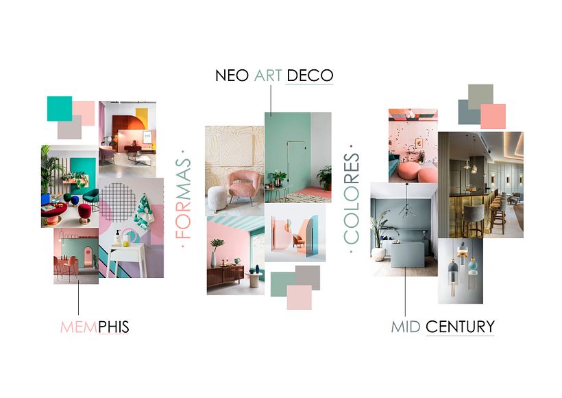 Estilos en los que basé la integración del mood board