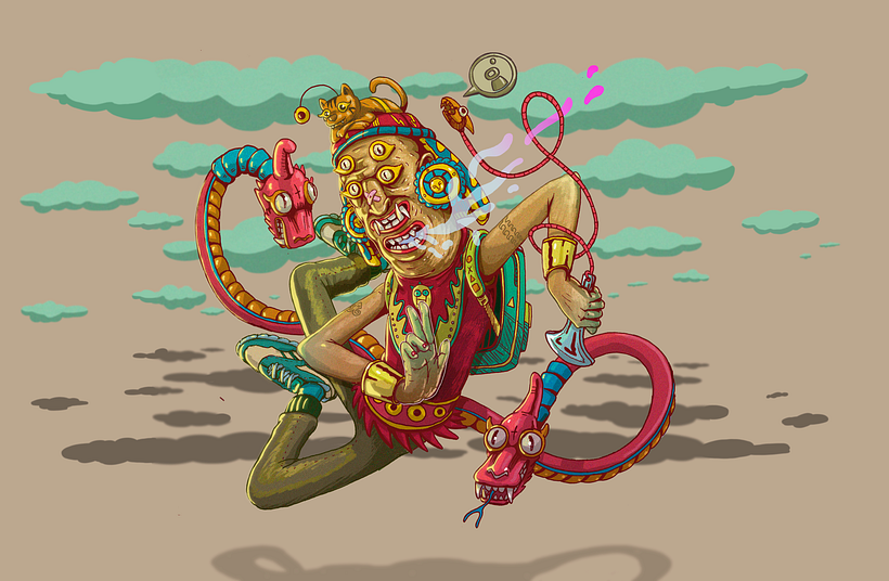 AIA PEACE GOD MOCHICA