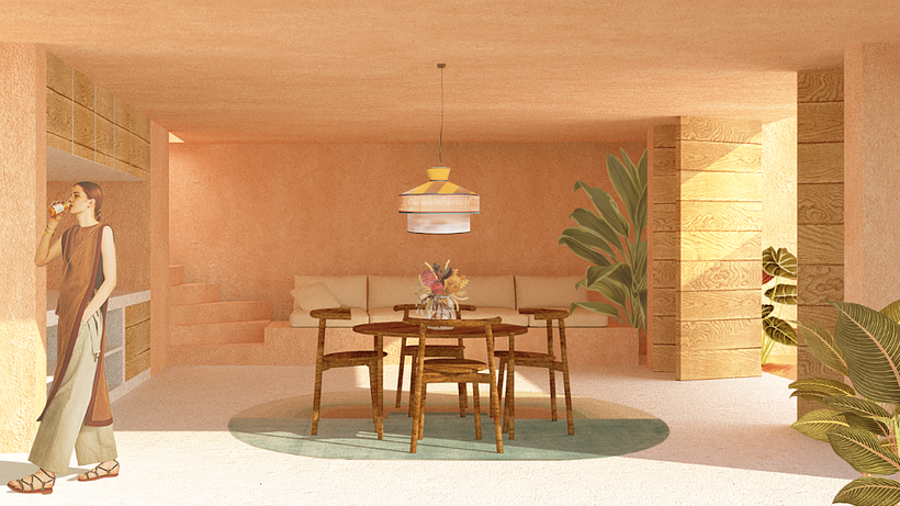 My project in Architectural Visualization Using Digital Collage course 0