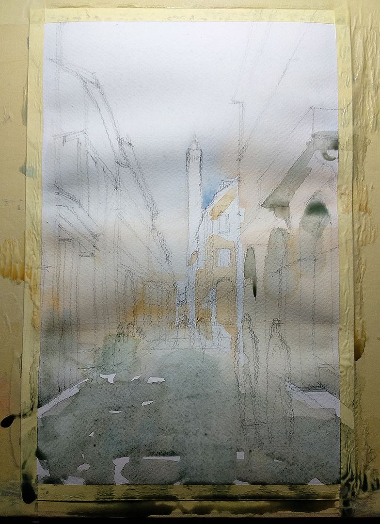 My first urban stain - Bologna 3