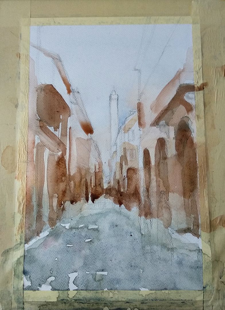 My first urban stain - Bologna 4