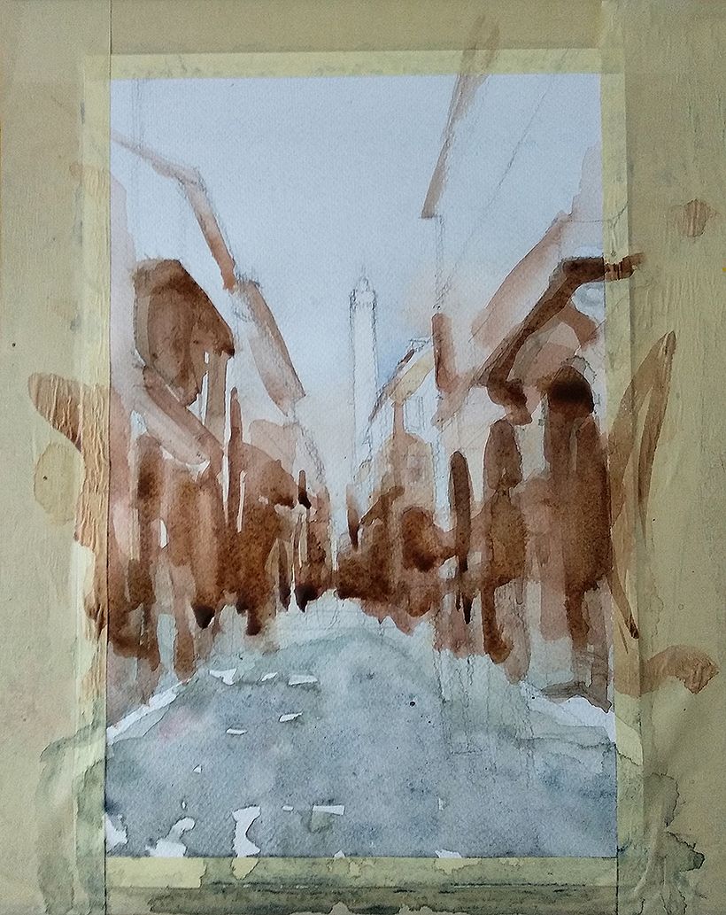 My first urban stain - Bologna 5