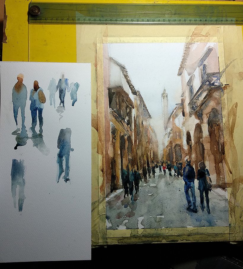 My first urban stain - Bologna 7
