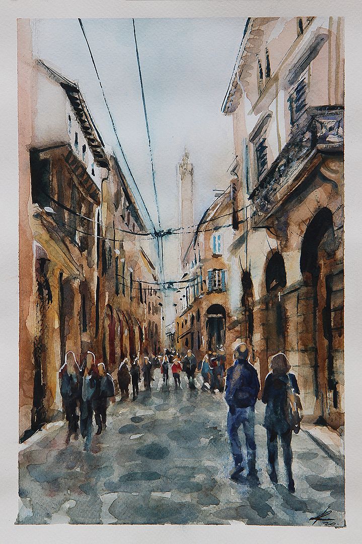 My first urban stain - Bologna 8