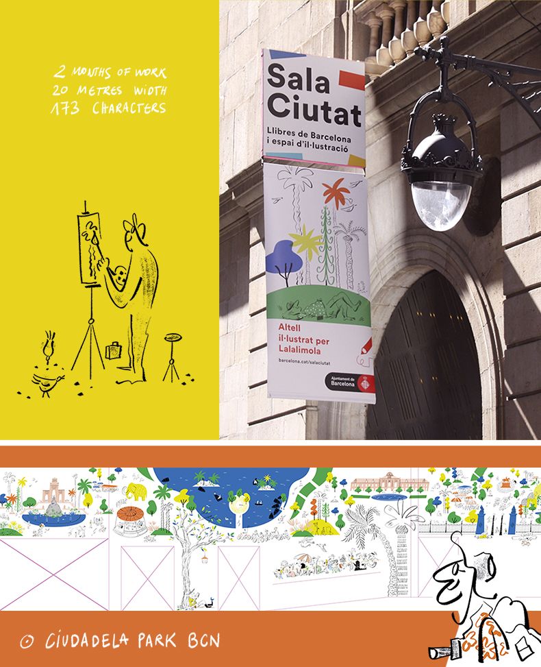 Mural for Sala Ciutat | Barcelona City Council 0