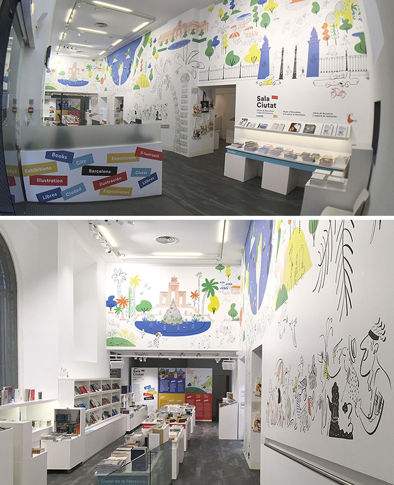 Mural for Sala Ciutat | Barcelona City Council 1